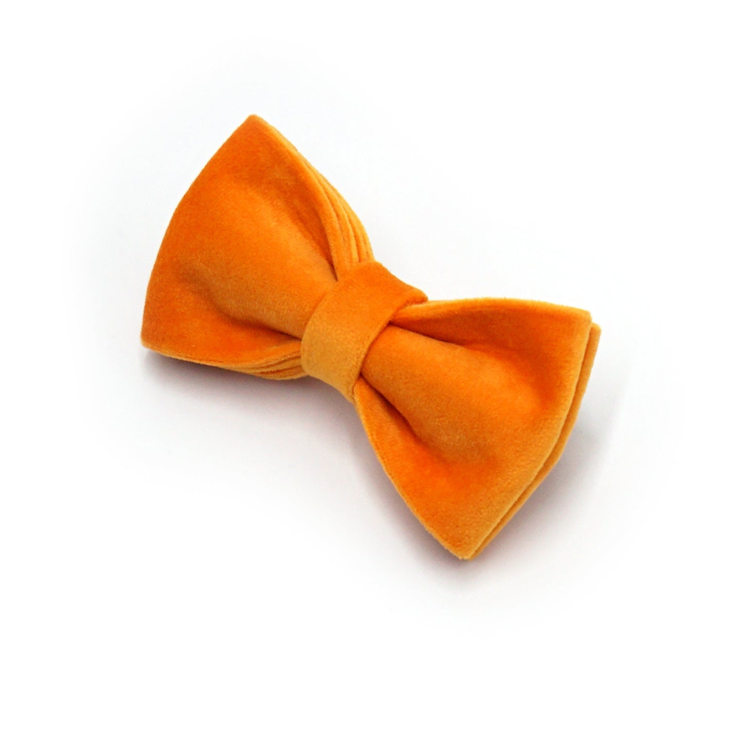 Orange Burst Velvet Bow Tie