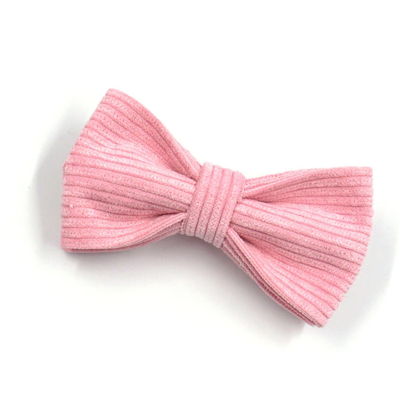Bubblegum Pink Corduroy Bow Tie