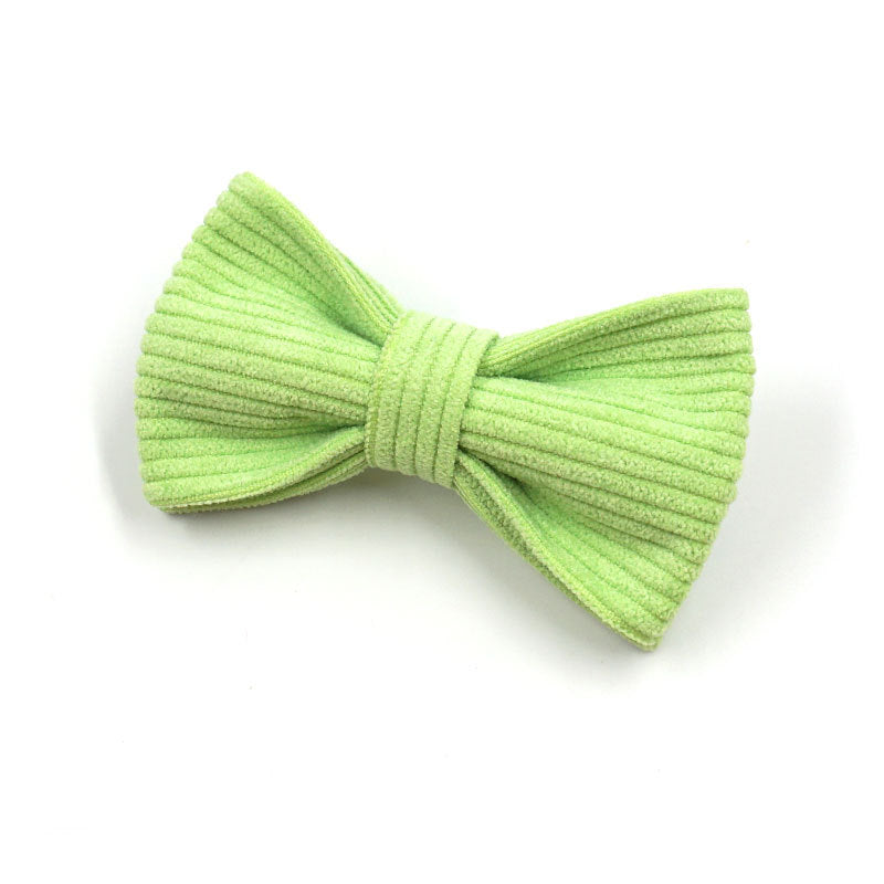 SubLime (Neon Light Green) Corduroy Bow Tie