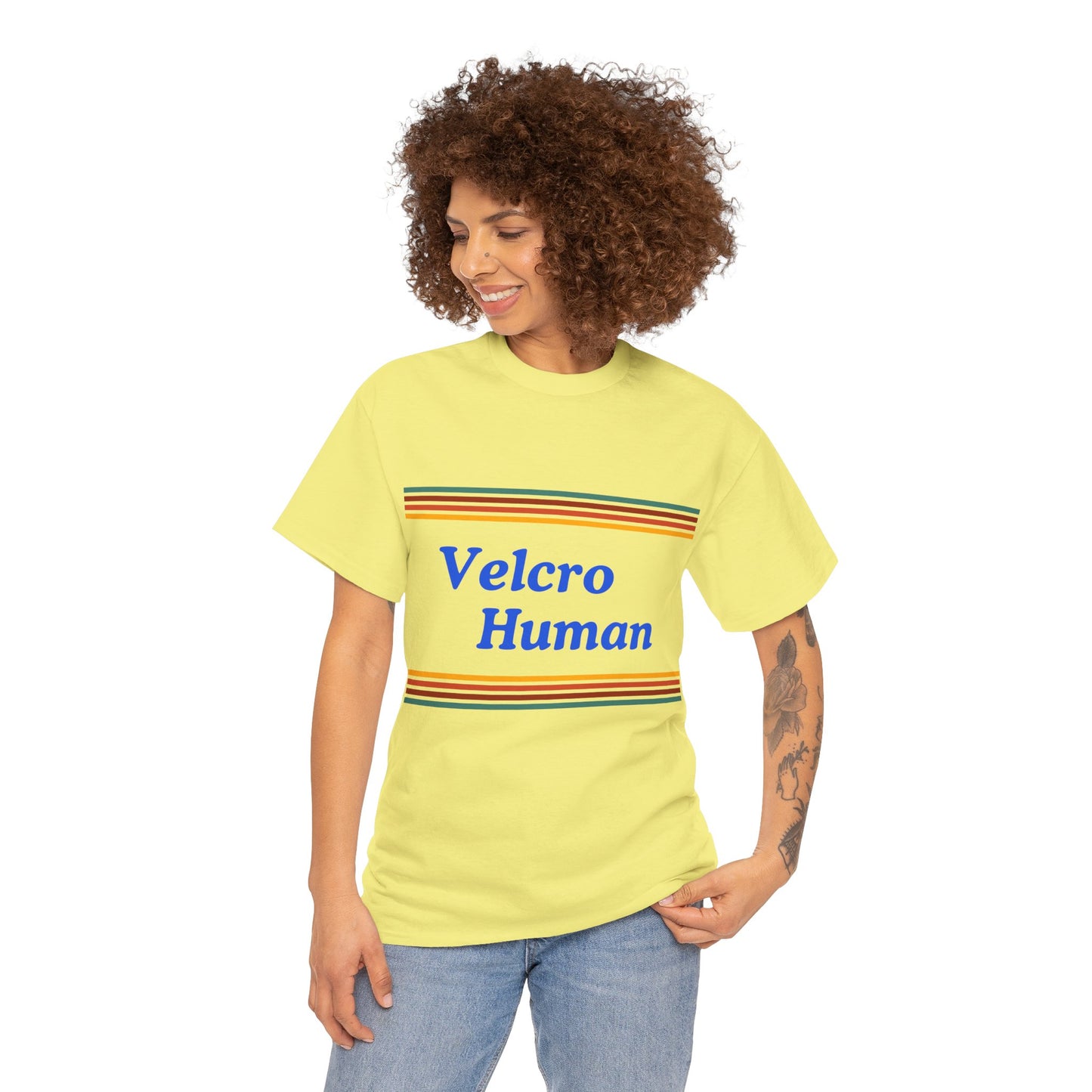 Velcro Human Tee - Bold Colours Statement Unisex T-Shirt for Dog Lovers