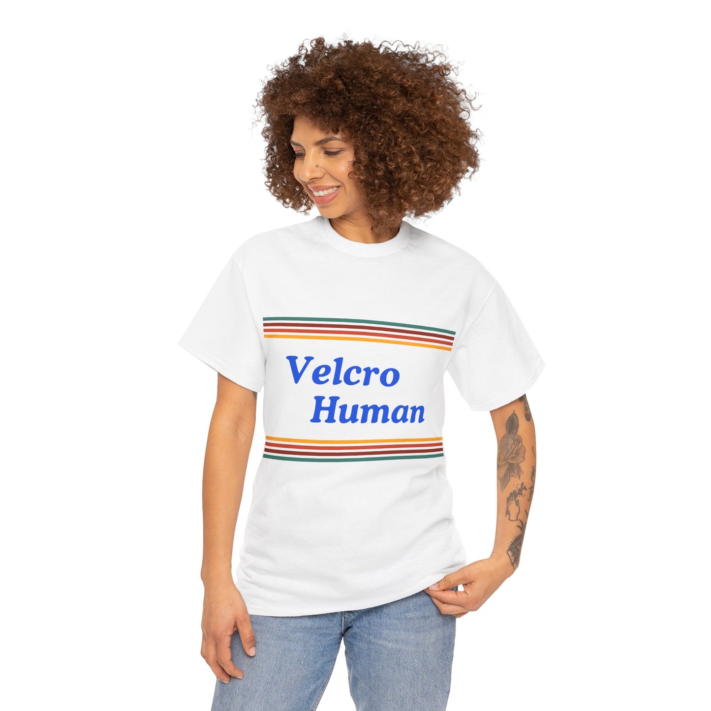 Velcro Human Tee - Bold Colours Statement Unisex T-Shirt for Dog Lovers