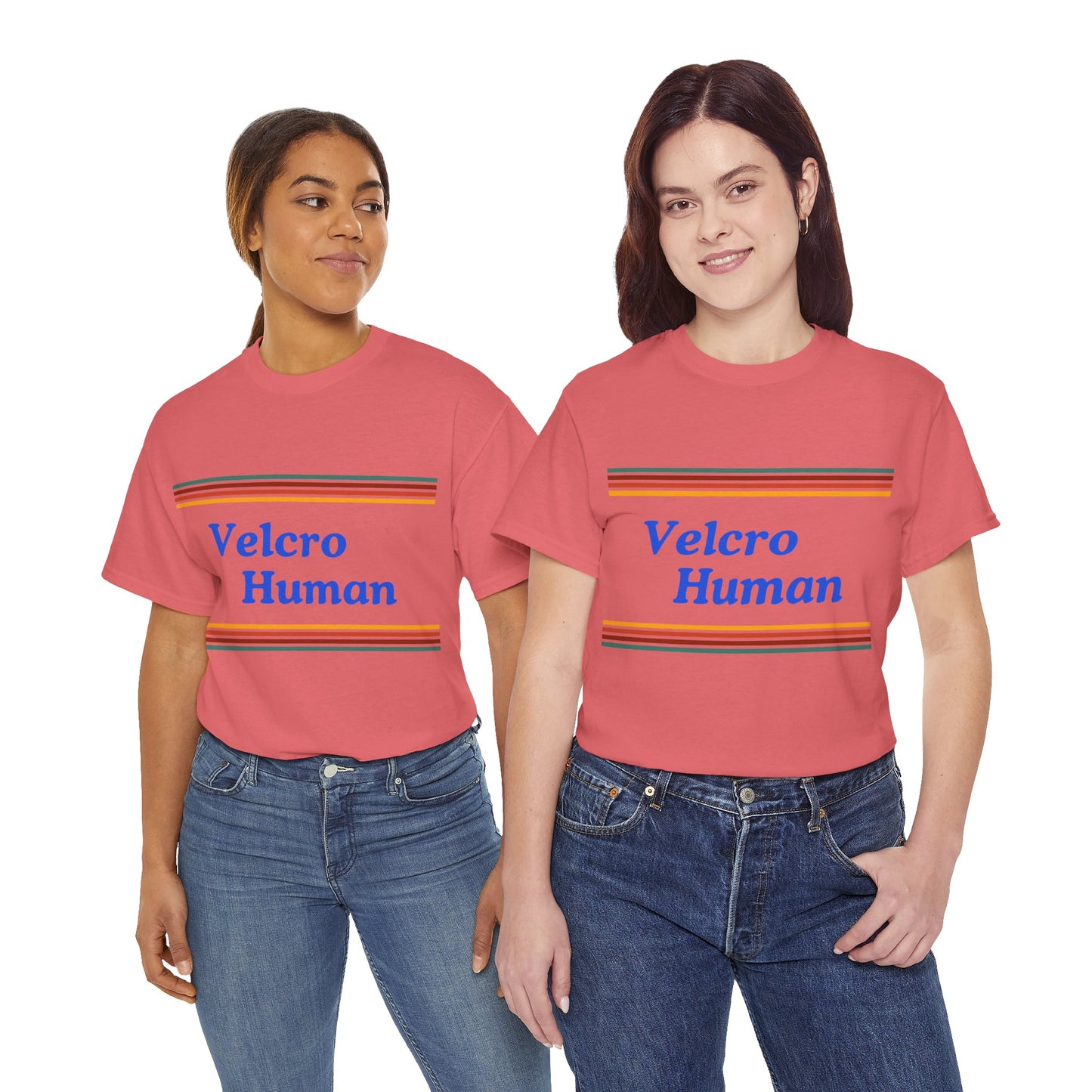 Velcro Human Tee - Bold Colours Statement Unisex T-Shirt for Dog Lovers