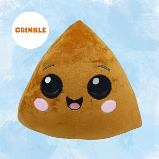 Samosa Plushie - Crinkle Version: Sensory + Enrichment